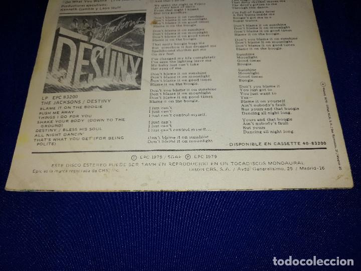 Discos de vinilo: THE JACKSONS- ECHALE LA CULPA AL BOOGIE - Foto 4