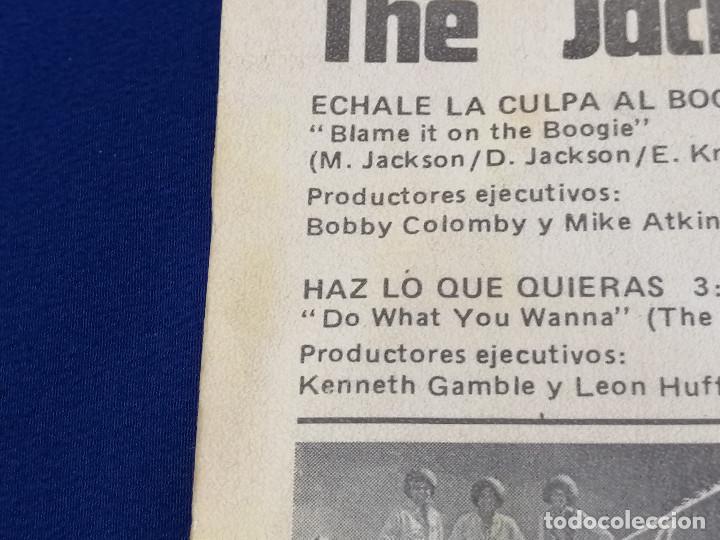 Discos de vinilo: THE JACKSONS- ECHALE LA CULPA AL BOOGIE - Foto 7