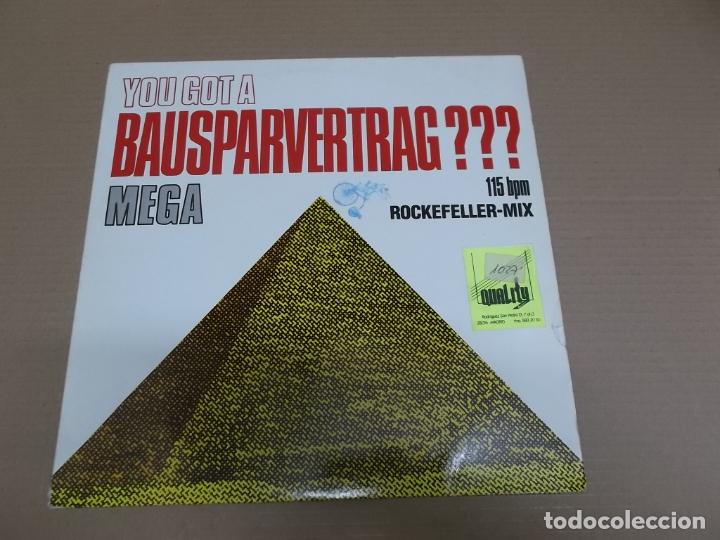Discos de vinilo: MEGA (MX) YOU GOT A BAUSPARVERTRAG (3 TRACKS) A&Ntilde;O &ndash; 1987 - Foto 1