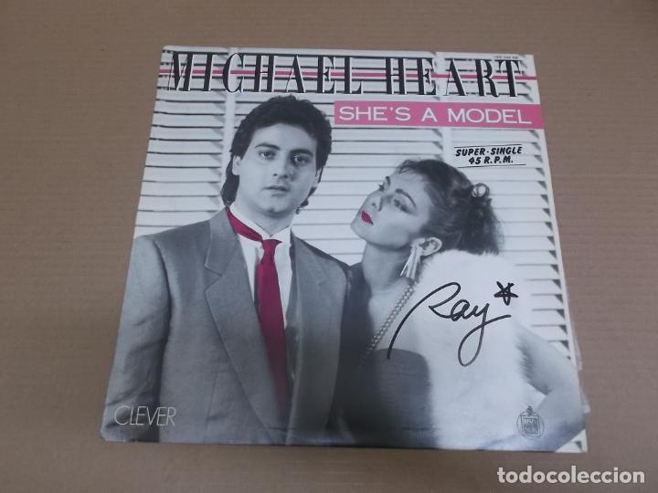 Discos de vinilo: MICHAEL HEART (MX) SHE&rsquo;S A MODEL (2 TRACKS) A&Ntilde;O &ndash; 1984 - Foto 1