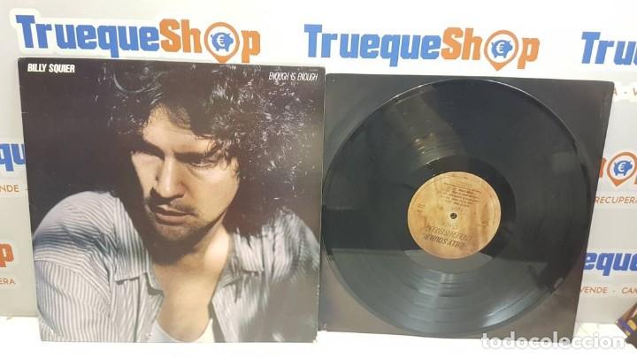 Discos de vinilo: BILLY SQUIER - ENOUGH IS ENOUGH LP 1986 LP VINYL - Foto 2