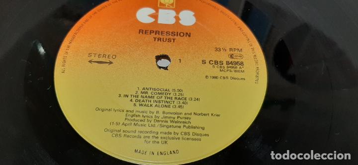 Discos de vinilo: TRUST -REPRESSION- (1981) LP DISCO VINILO - Foto 2