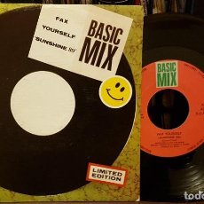 Discos de vinilo: FAX - YOURSELF - SUNSHINE 89 BASIC MIX - LIMITED EDITION. Lote 208752521