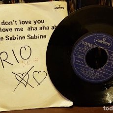 Discos de vinilo: DADADA I DON´T LOVE YOU - SABINE SABINE SABINE TRIO. Lote 208760420