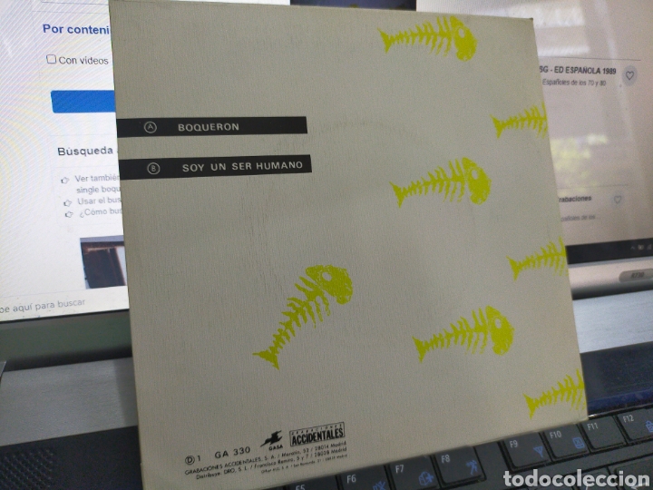 Discos de vinilo: Los enemigos single boquer&oacute;n 1989 /2 - Foto 2