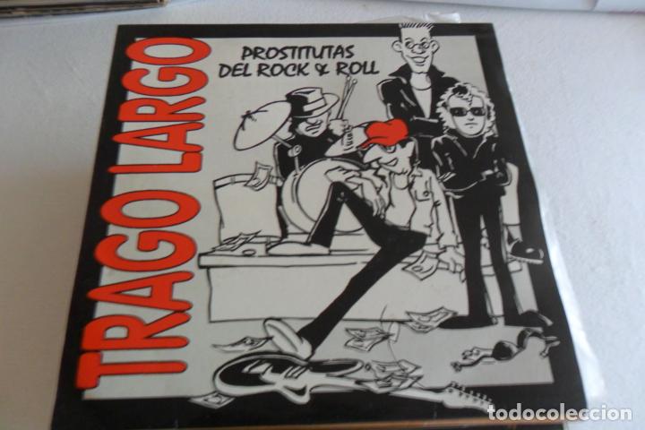 Discos de vinilo: TRAGO LARGO - PROSTITUTAS DEL ROCK & ROLL LP 1993 - Foto 1