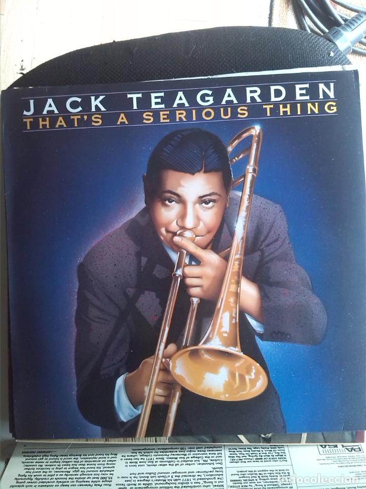 Discos de vinilo: JACK TEAGARDEN - THAT&acute;S A SERIOUS THING 1990 - Foto 1