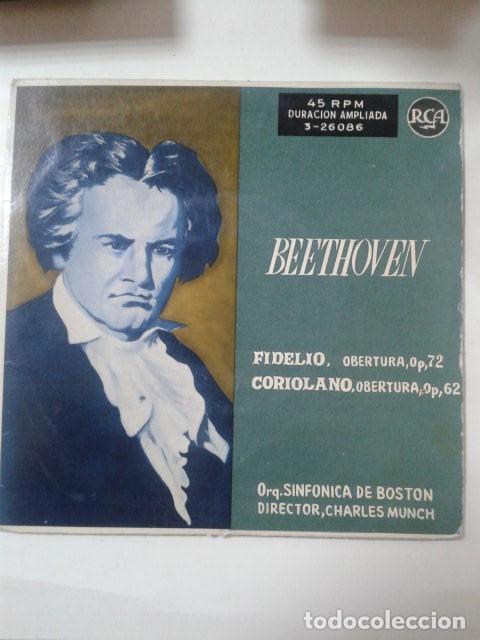 Discos de vinilo: BEETHOVEN. FIDELIO. CORIOLANO - Foto 1