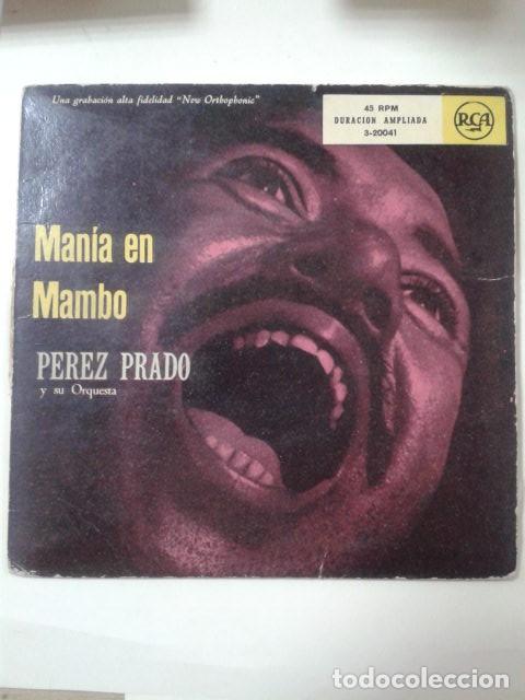 Discos de vinilo: PEREZ PRADO - MANIA EN MAMBO - Foto 1