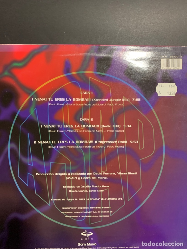 Discos de vinilo: (VIN698) ASAP ( vinilo Segunda mano ) - Foto 2