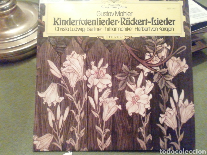 Discos de vinilo: Gustav Mahler. Kindertotenlieder. Vinilo. - Foto 1