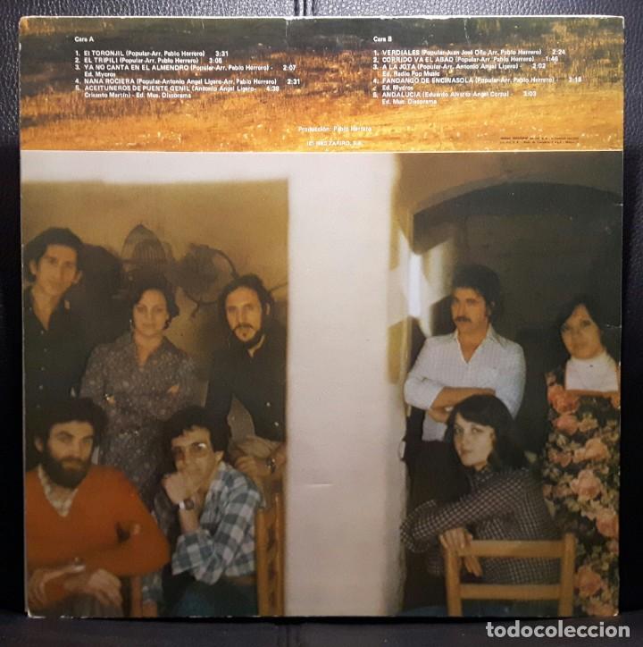 Discos de vinilo: JARCHA - FOLKLORE DE ANDALUCIA - LP - 1980 - Foto 2