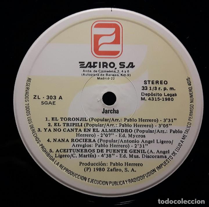 Discos de vinilo: JARCHA - FOLKLORE DE ANDALUCIA - LP - 1980 - Foto 5