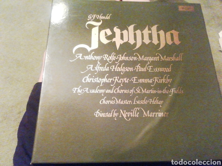 Discos de vinilo: Handel. Jephtha. vinilo. 4 LP. - Foto 1