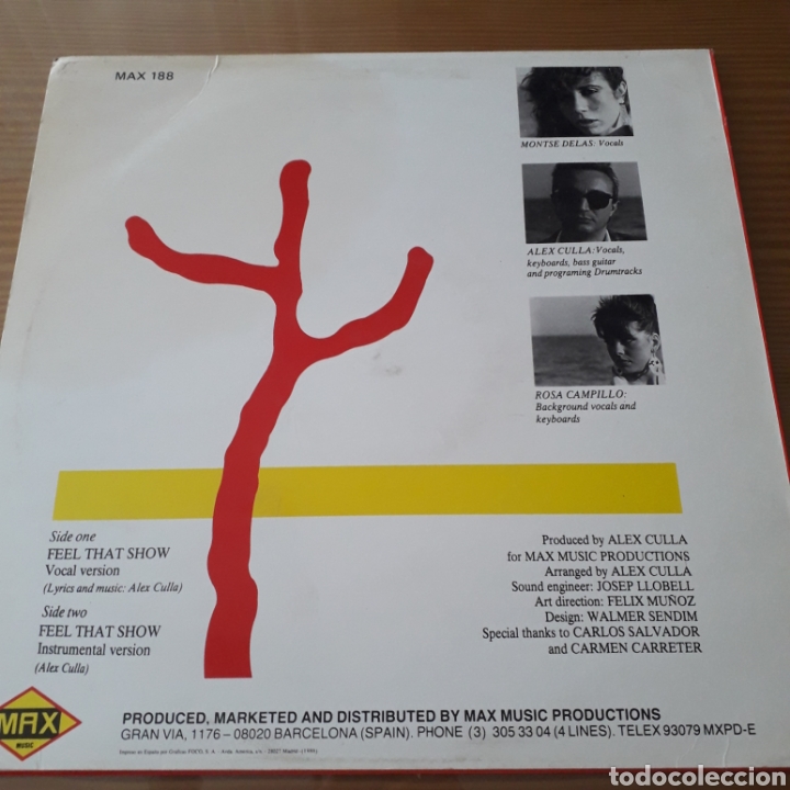 Discos de vinilo: Disco de Vinilo (Maxi) Beat The Bit &rdquo;Feel That Show&rdquo; - Foto 2