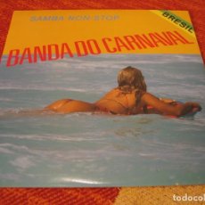 Discos de vinilo: SAMBA NON STOP DOBLE LP BANDA DO CARNAVAL CARRERE FRANCIA 1986 DESPLEGABLE