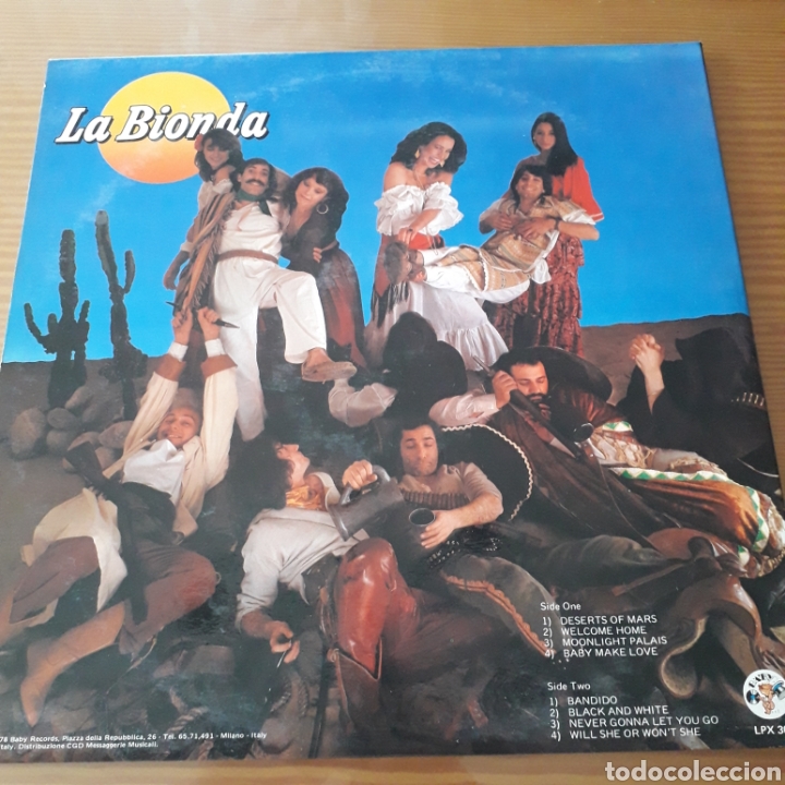 Discos de vinilo: Disco de Vinilo (LP) La Bionda &rdquo;Bandido&rdquo; - Foto 2