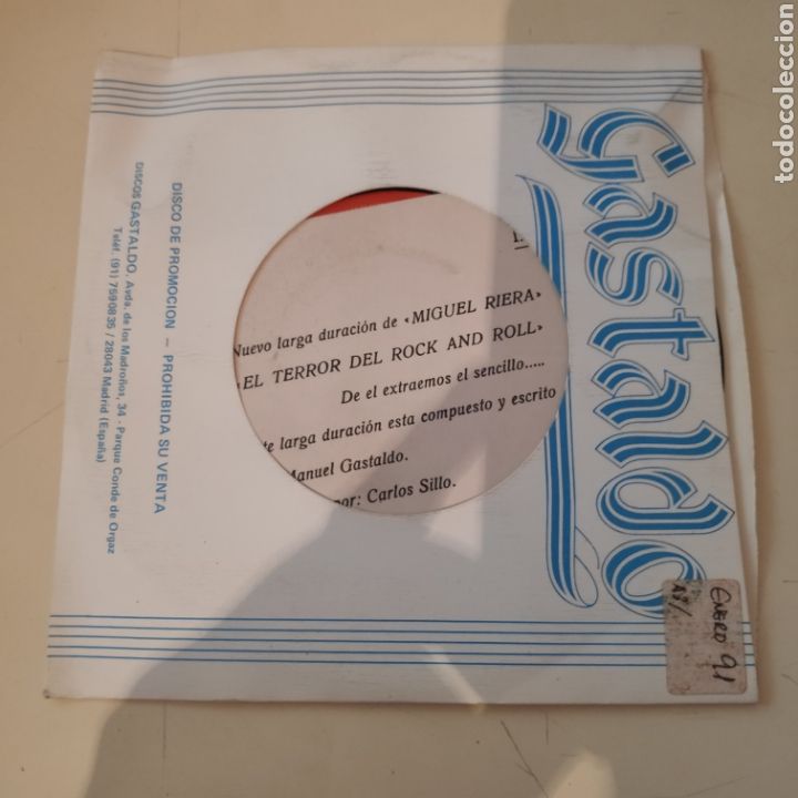 Disques de vinyle: NT MIGUEL RIERA - ELISABET 1990 CON INFO PARA PRENSA RADIO SPAIN SINGLE VINILO