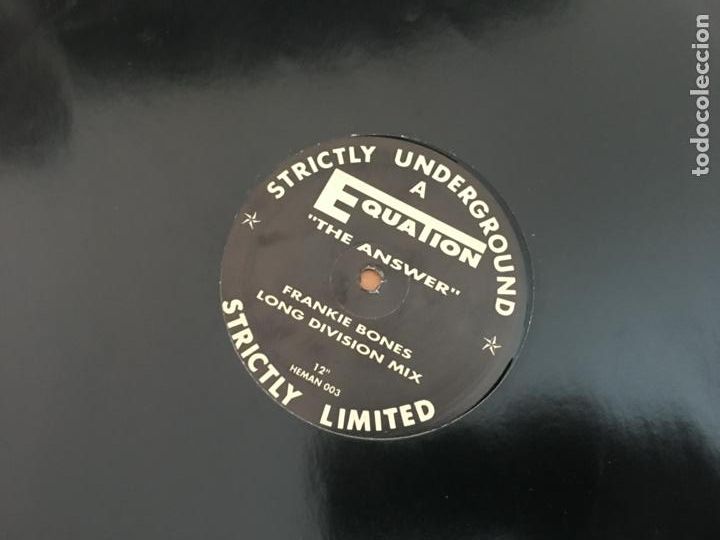 Discos de vinilo: EQUATION (THE ANSWER) MAXI (B-11) - Foto 1