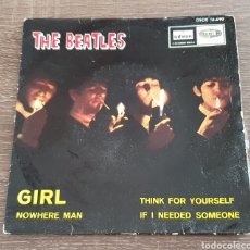 Discos de vinilo: THE BEATLES GIRL / NOWHERE MAN EP PRIMERA EDICIÓN ESPAÑOLA DSOE 16.690. Lote 208897318