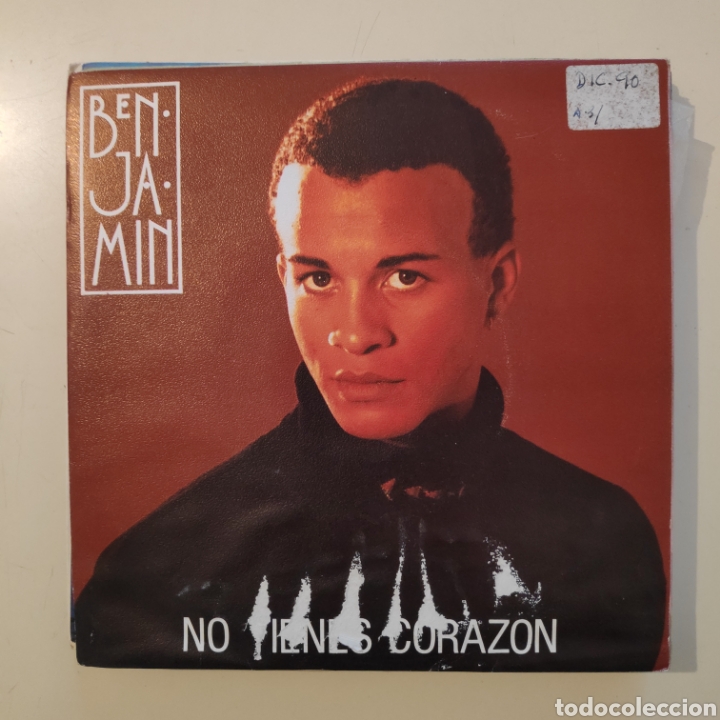 Discos de vinilo: NT BENJAMIN - NO TIENES CORAZON 1990 SPAIN SINGLE VINILO - Foto 1