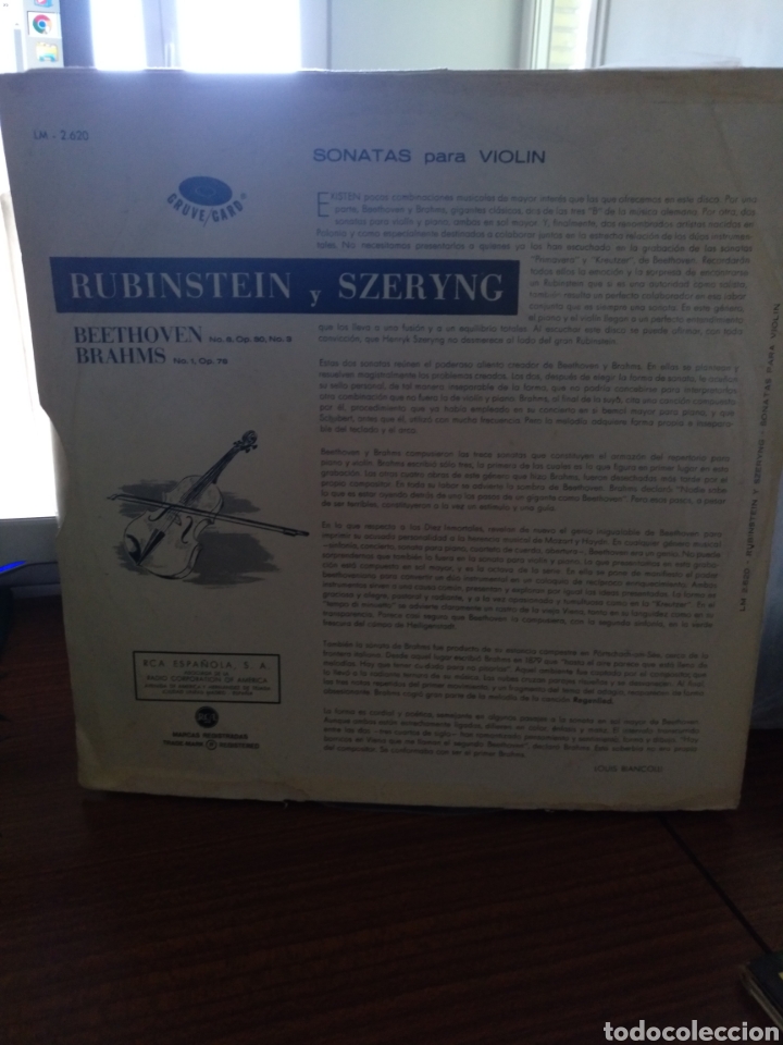 Discos de vinilo: Rubinstein y Szeryng - Foto 2