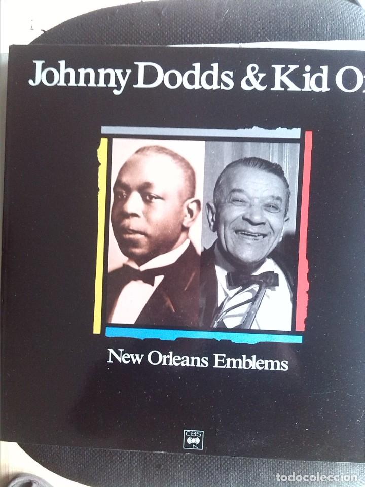 Discos de vinilo: JOHNNY DODDS & KID ORY - NEW ORLEANS EMBLEMS 1989 - Foto 1