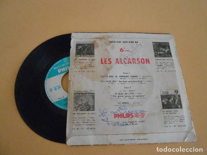 Discos de vinilo: LES ALCARSON. EP. - GARDE-MOI LA DERNIERE DANSE + 3 - - Foto 2