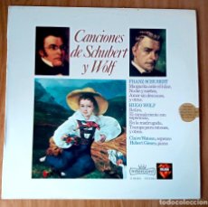 Discos de vinilo: CANCIONES DE SCHUBERT Y WOLF - LP INTERCORD 1977 11.0319/0