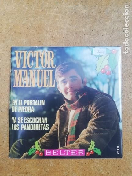 Discos de vinilo: VICTOR MANUEL. EN EL PORTALIN. Single de vinilo. - Foto 1