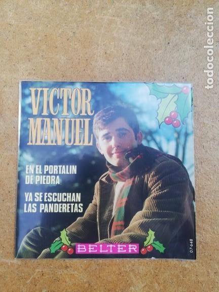 Discos de vinilo: VICTOR MANUEL. EN EL PORTALIN. Single de vinilo. - Foto 2