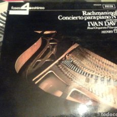 Discos de vinilo: RACHMANINOFF. CONCIERTO PARA PIANO 2. IVÁN DAVIS. VINILO