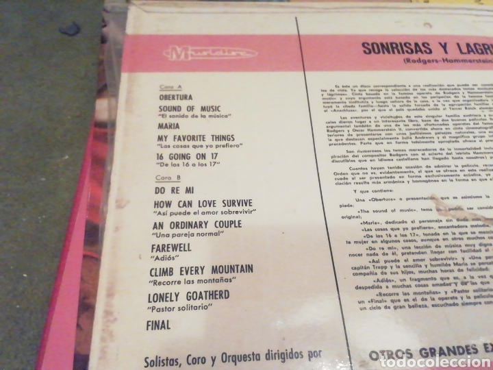 Discos de vinilo: Sonrisas y l&aacute;grimas. vinilo. - Foto 2