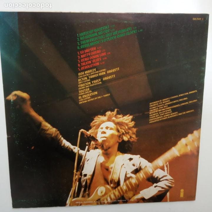 Discos de vinilo: BOB MARLEY- NATTY DREAD - SPAIN LP 1980 + ENCARTE- VINILO CASI NUEVO. - Foto 3 - 209040750