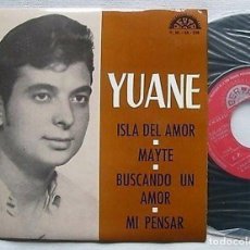 Discos de vinilo: YUANE 7” SPAIN EP 45 LA ISLA DEL AMOR + 3 SINGLE VINILO ORIGINAL 1973 BERTA EXCELENTE ESTADO RARO !!
