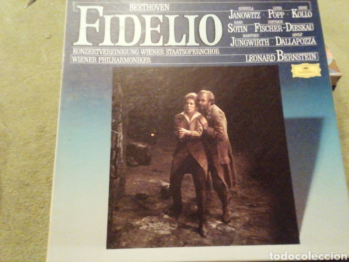 Discos de vinilo: Fidelio. Beethoven. Bernstein. vinilo. 3 LP - Foto 1