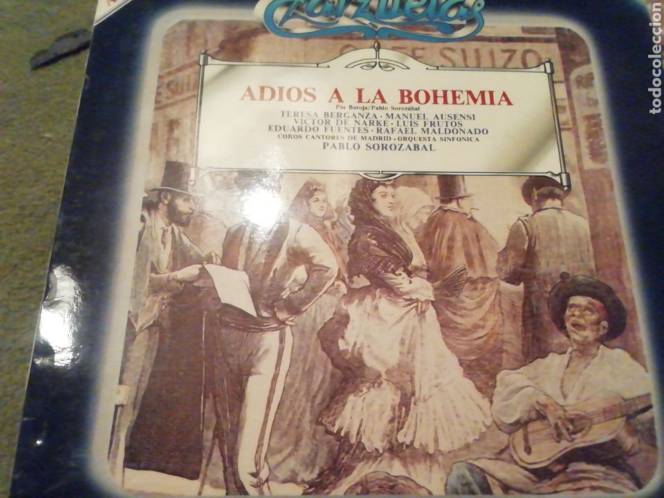 Discos de vinilo: Adi&oacute;s a la bohemia. Sorozabal. Vinilo. - Foto 1