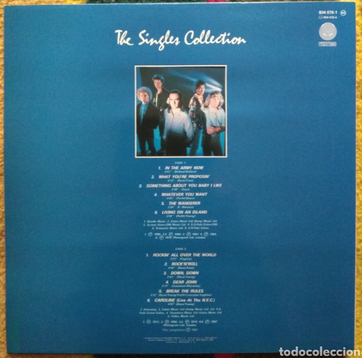 Discos de vinilo: Status Quo&nbsp;&lrm;&ndash;&nbsp;The Singles Collection - Foto 2