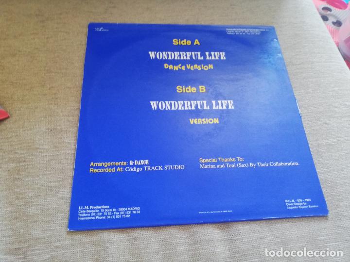Discos de vinilo: Q-dance. Wonderful life. maxi - Foto 2