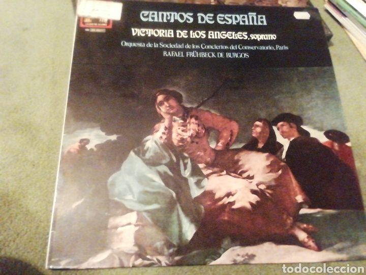 Disques de vinyle: Cantos de Espa&ntilde;a. Victoria de los &Aacute;ngeles. vinilo.