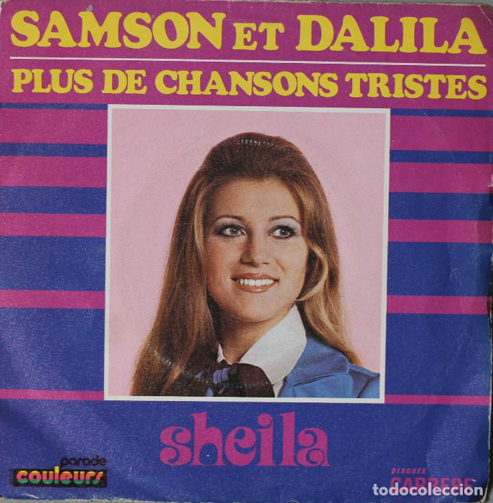 Discos de vinilo: SHEILA// SAMSON ET DALIDA// SINGLE// CARRERE FRANCE
