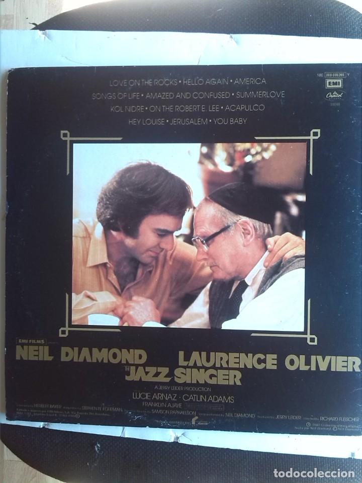 Discos de vinilo: NEIL DIAMOND - THE JAZZ SINGER 1980 GATEFOLD - Foto 3