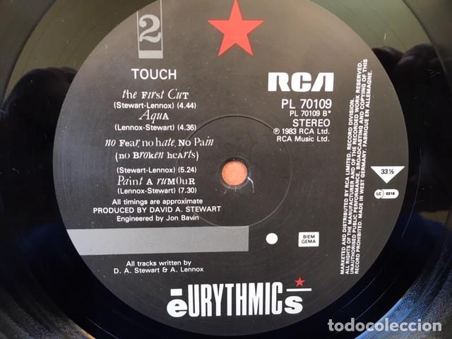Discos de vinilo: EURYTHMICS . TOUCH . MADE IN GERMANY 1983 - Foto 7
