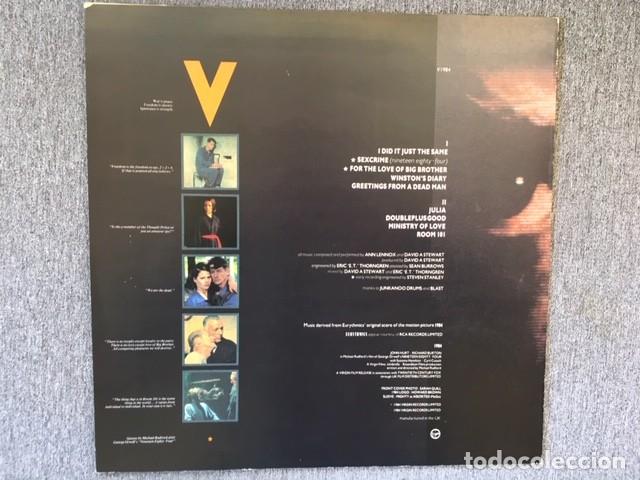 Discos de vinilo: EURYTHMICS .1984 . MADE IN U.K. 1984 - Foto 2