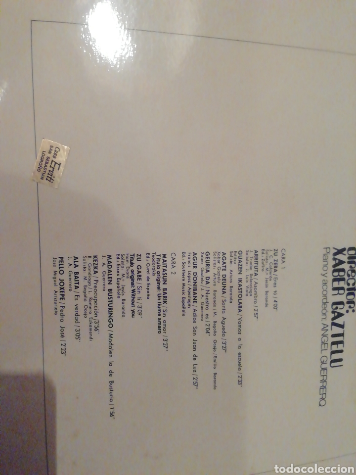 Discos de vinilo: Coro infantil. Gure Ametsa. vinilo. - Foto 2