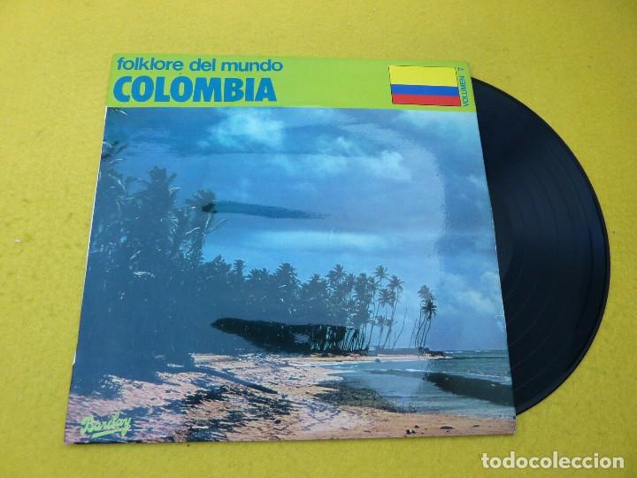 Vinyl records: LP COLOMBIA - Folklore Del Mundo - SPAIN Press - 13.2115/8 (EX-/EX+) 5