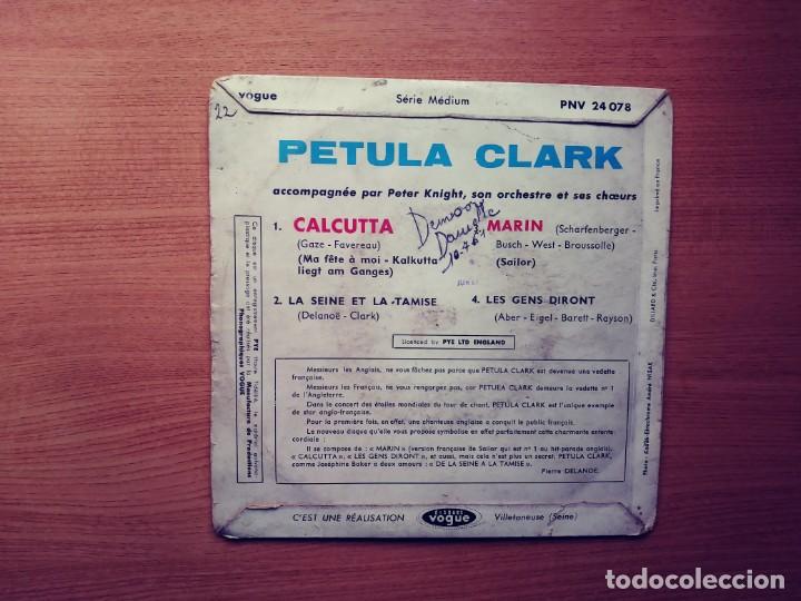 Discos de vinilo: Petula clark : calcutta solo funda! - Foto 2
