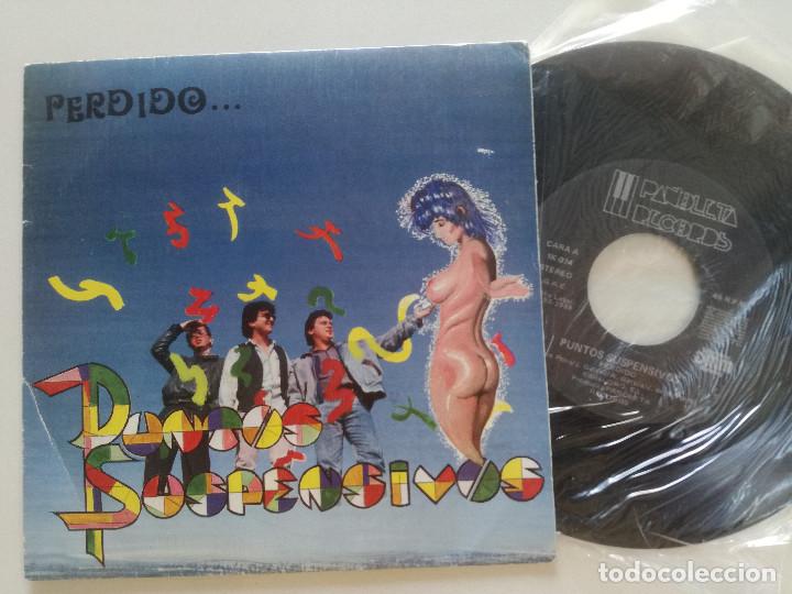 Vinyl-Schallplatten: PUNTOS SUSPENSIVOS - Perdido / Stela - SINGLE PA&Ntilde;OLETA RECORDS DRO 1988