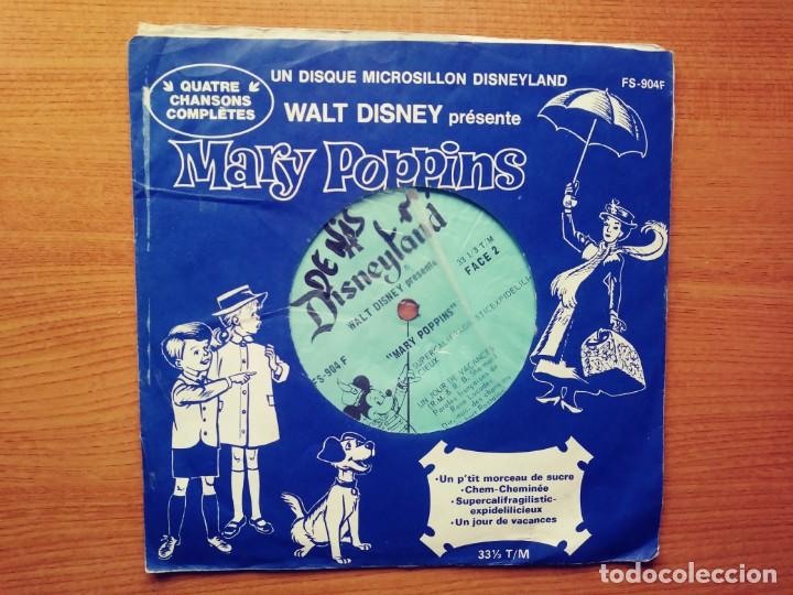 Discos de vinilo: MARY POPINS.DISNEYLAND.SINGLE.CANADA. - Foto 1