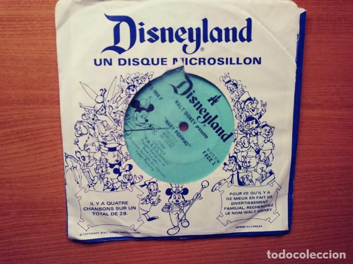Discos de vinilo: MARY POPINS.DISNEYLAND.SINGLE.CANADA. - Foto 2